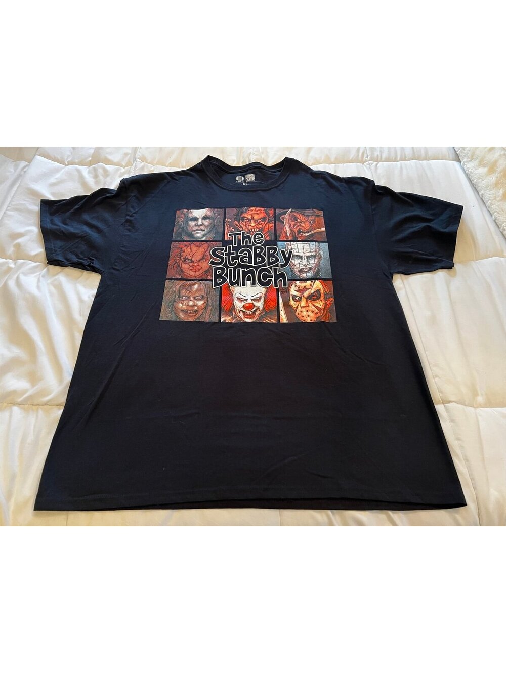 Stabby Bunch Michael Myers Freddie Horror Halloween men’s Extra Large T-Shirt